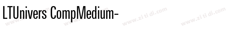 LTUnivers CompMedium字体转换